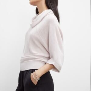 Cashmere sweater dolman Sleeve Grey size Midium